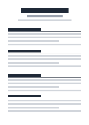 Simple Classic CV preview