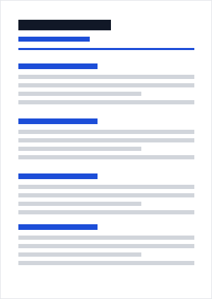 Simple Fresh Graduate CV preview